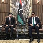 After a ten-year absence, the new Japanese Ambassador arrives in Tripoli
