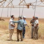 Consortium of American agricultural companies visit Libyan pivot irrigation project in east