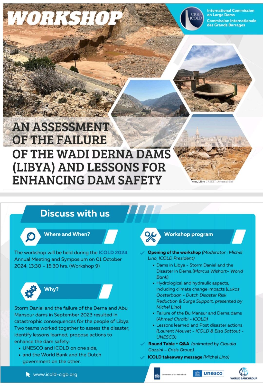 Conclusions of study Derna dams’ disaster presented at Delhi conference yesterday