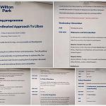 Wilton Park Libya consultative meeting held 4 to 6 December – deliberations and outcomes unclear